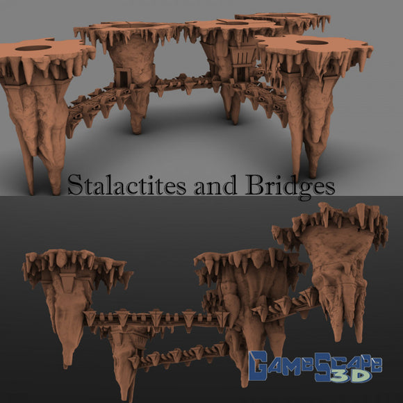 Fortified Stalactite & Bridge Compound by GameScape3D