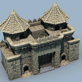 Arx Renovatur Pt. 1 - 28mm Citadel Gate, Walls, & Corner Towers by GameScape3D