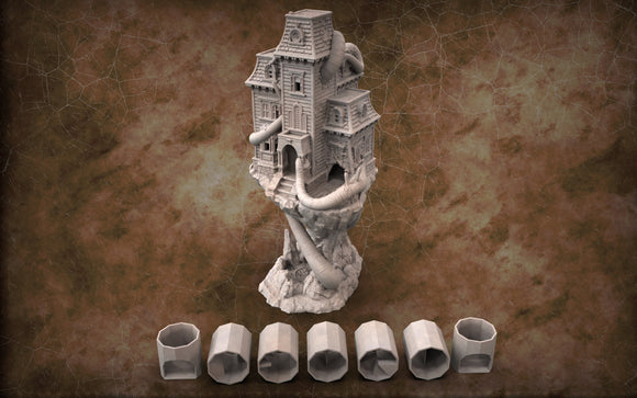 Rollin' Bones V1 Dice Tower by SoloMiniatures
